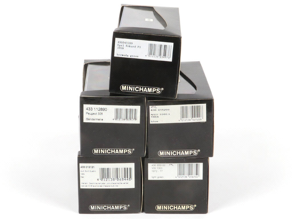 Lot 117 - MINICHAMPS (ALLEMAGNE) (5)