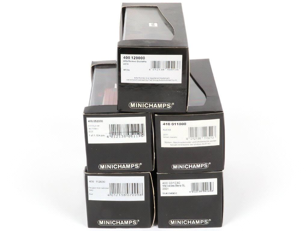Lot 73 - MINICHAMPS (ALLEMAGNE) (5)