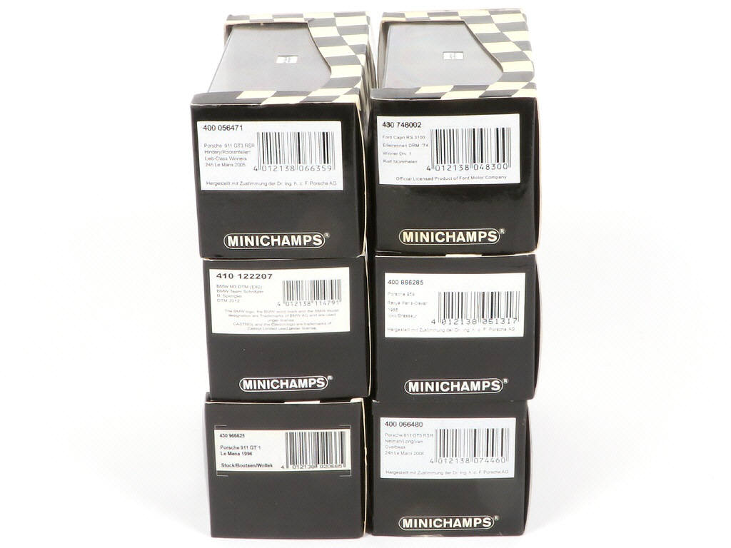 Lot 72 - MINICHAMPS (ALLEMAGNE) (6)