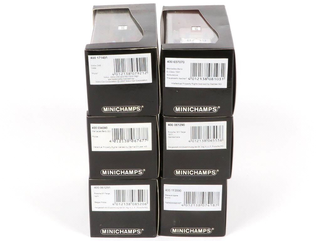 Lot 77 - MINICHAMPS (ALLEMAGNE) (6)