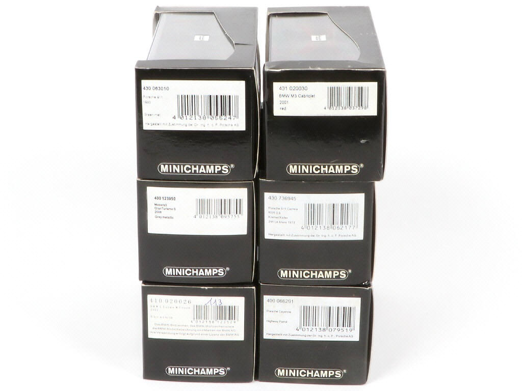 Lot 81 - MINICHAMPS (ALLEMAGNE) (6)