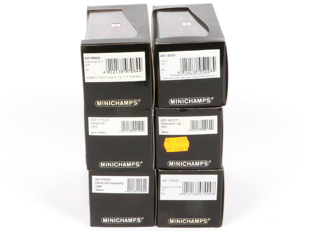 Lot 82 - MINICHAMPS (ALLEMAGNE) (6)