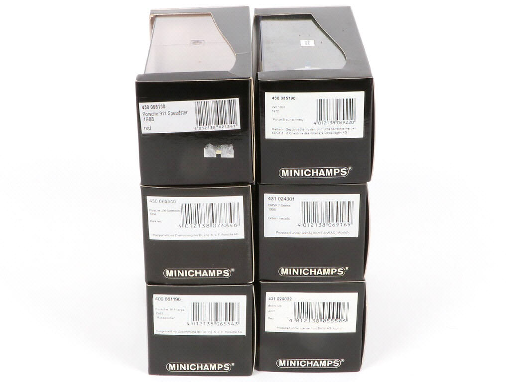 Lot 83 - MINICHAMPS (ALLEMAGNE) (6)