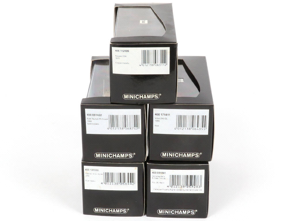 Lot 123 - MINICHAMPS (ALLEMAGNE) (5)