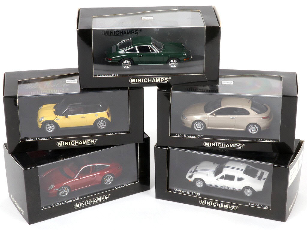Lot 126 - MINICHAMPS (ALLEMAGNE) (5)