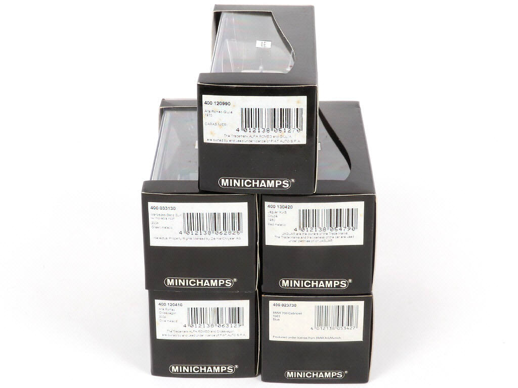 Lot 127 - MINICHAMPS (ALLEMAGNE) (5)
