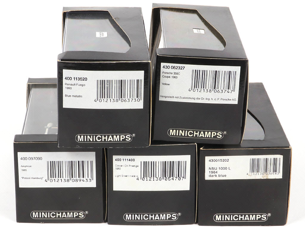 Lot 106 - MINICHAMPS (ALLEMAGNE) (5)