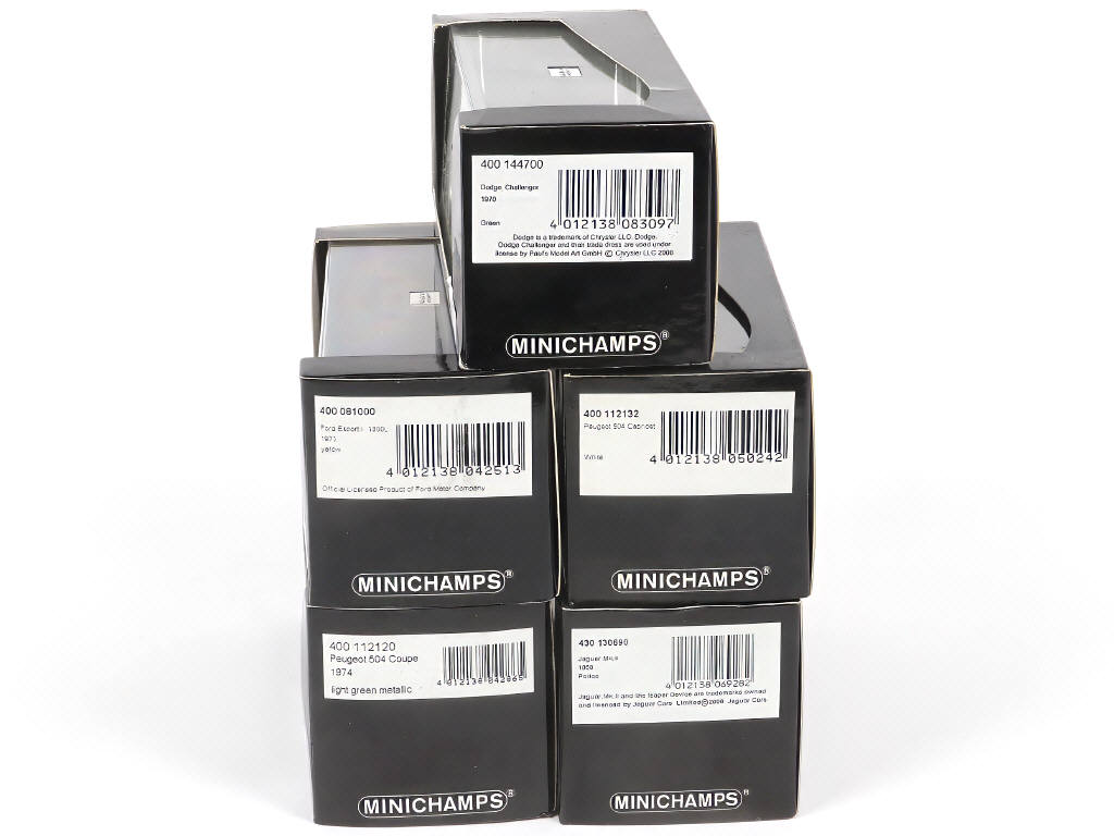 Lot 107 - MINICHAMPS (ALLEMAGNE) (5)