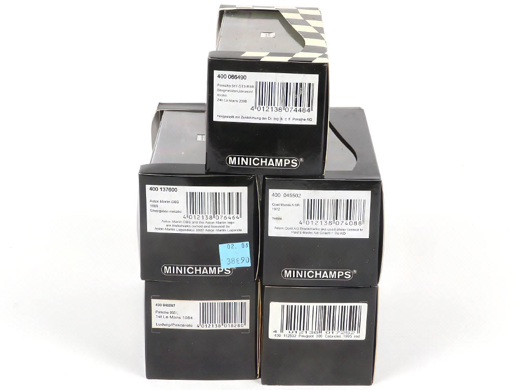 Lot 114 - MINICHAMPS (ALLEMAGNE) (5)