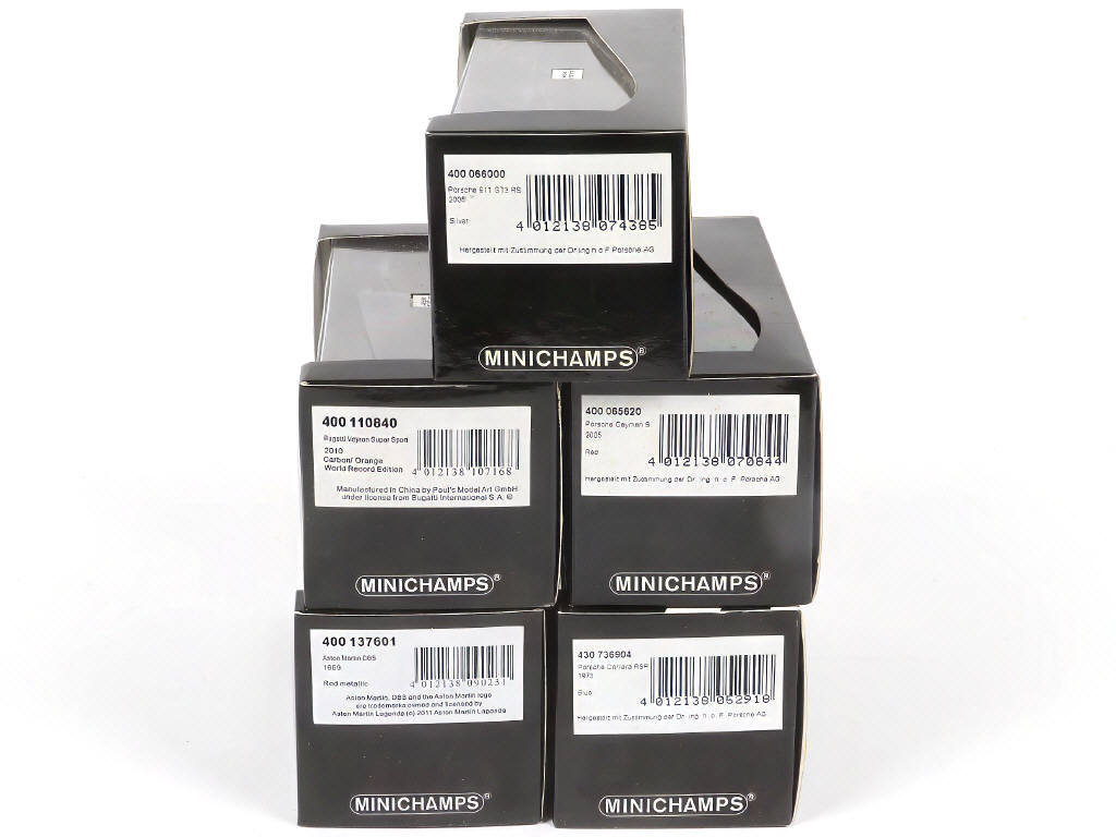 Lot 117 - MINICHAMPS (ALLEMAGNE) (5)