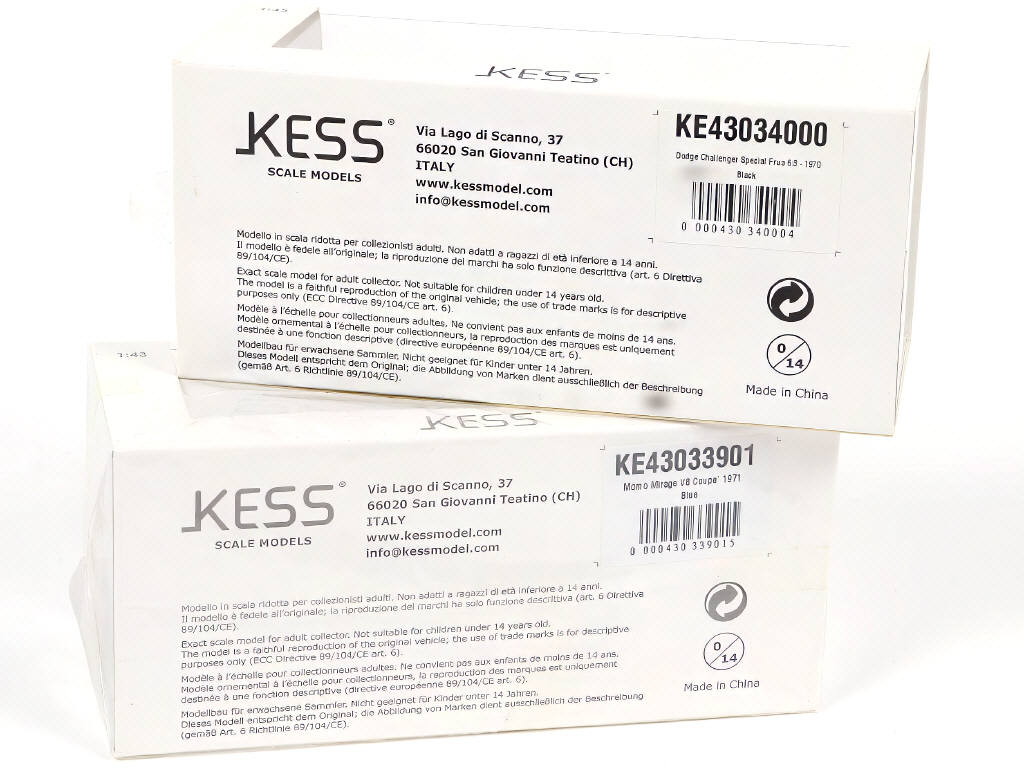 Lot 140 - KESSMODEL (ITALIE) (2)