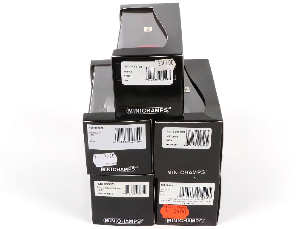 Lot 103 - MINICHAMPS (ALLEMAGNE) (5)