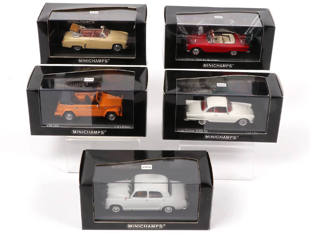 Lot 107 - MINICHAMPS (ALLEMAGNE) (5)