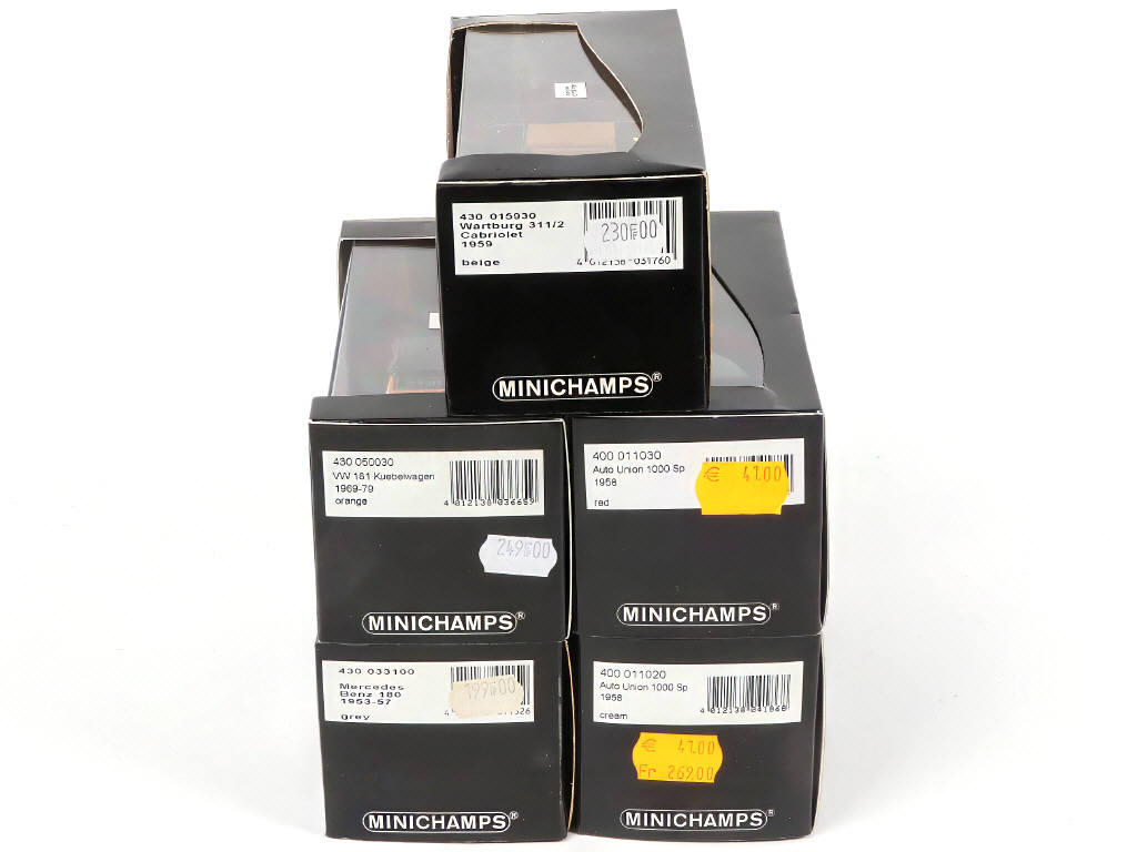 Lot 107 - MINICHAMPS (ALLEMAGNE) (5)