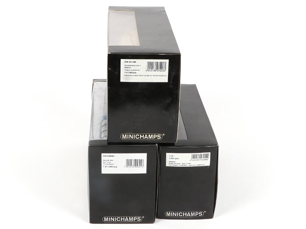 Lot 92 - MINICHAMPS (ALLEMAGNE) (3)