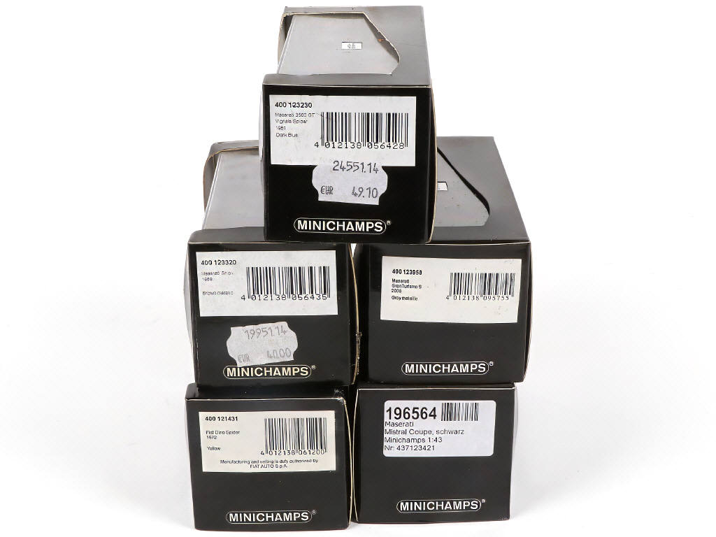 Lot 128 - MINICHAMPS (ALLEMAGNE) (5)