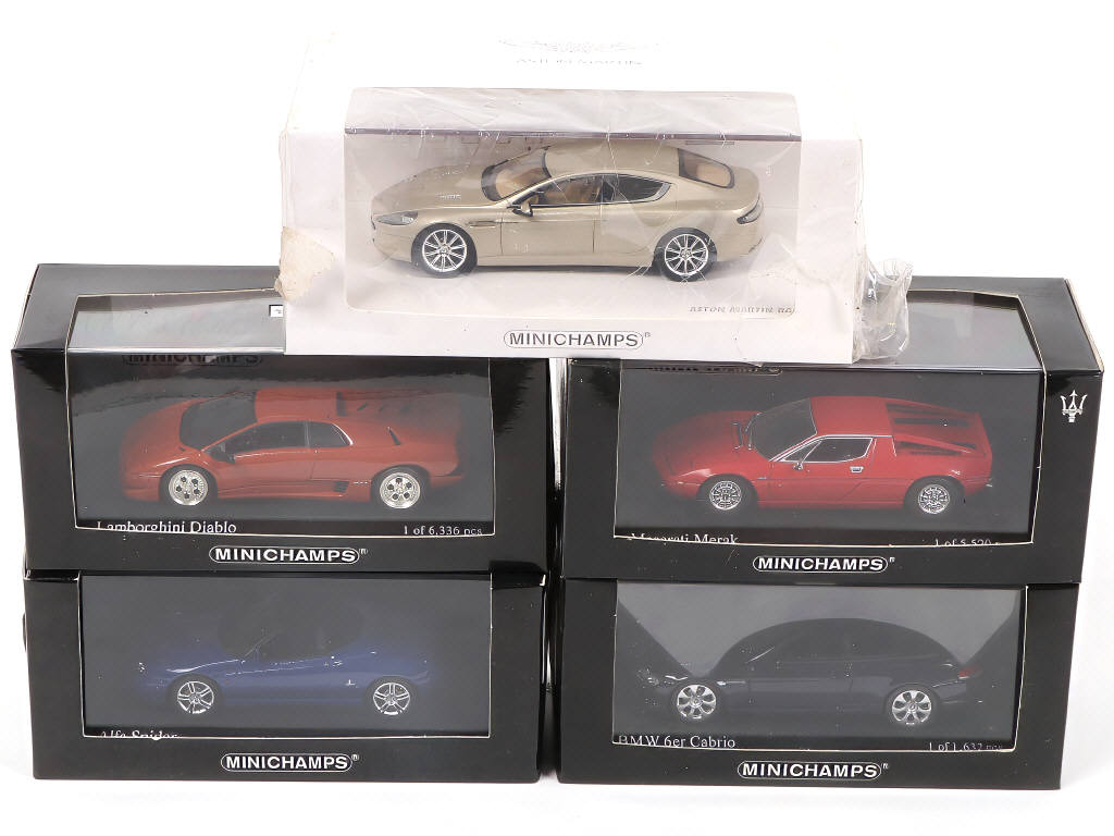 Lot 132 - MINICHAMPS (ALLEMAGNE) (5)