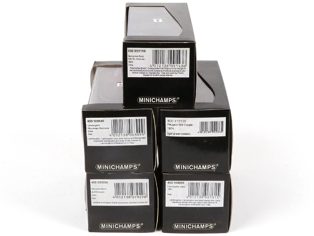 Lot 135 - MINICHAMPS (ALLEMAGNE) (5)