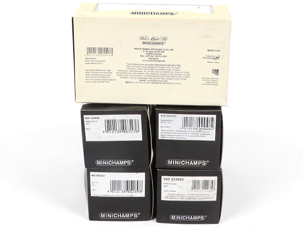 Lot 136 - MINICHAMPS (ALLEMAGNE) (5)