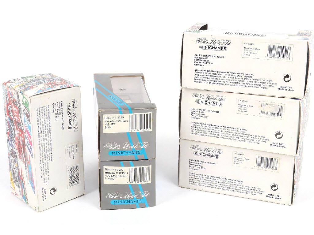 Lot 102 - MINICHAMPS (ALLEMAGNE) (6)