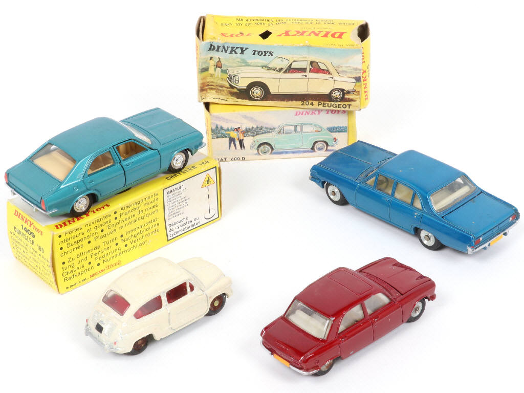 Lot 312 - DINKY TOYS (FRANCE) (4)