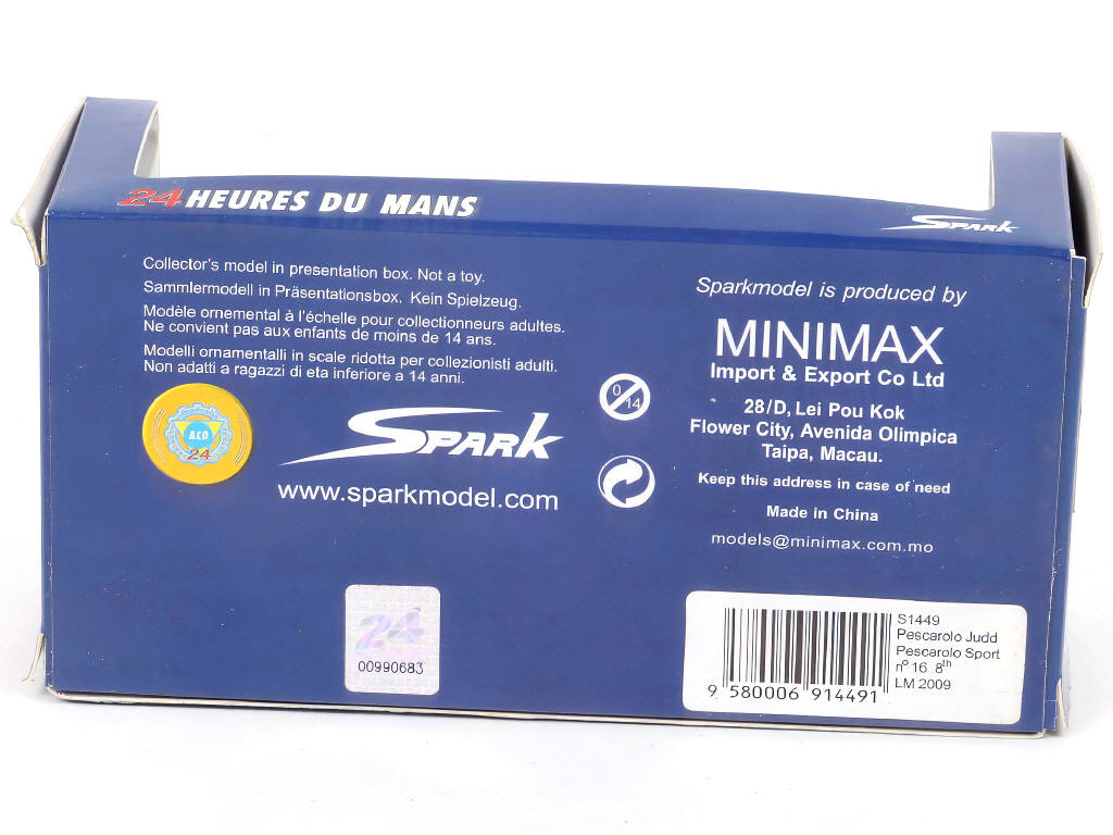 Lot 134 - SPARK (MACAU) (1)