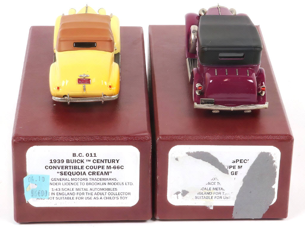 Lot 177 - BROOKLIN MODELS (GB) (2)