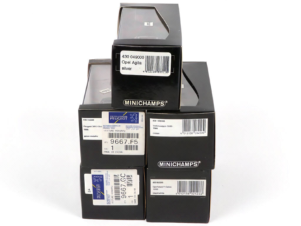 Lot 86 - MINICHAMPS (ALLEMAGNE) (5)