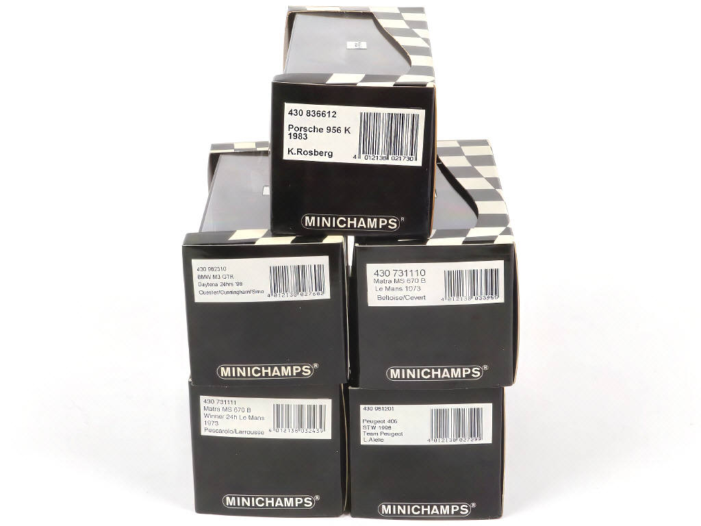 Lot 86 - MINICHAMPS (ALLEMAGNE) (5)