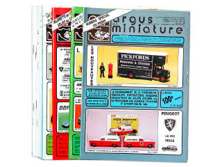Lot 147 - ARGUS DE LA MINIATURE (FRANCE) (20)