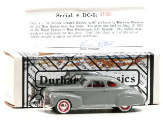 Lot 702 - DURHAM CLASSICS (CANADA) (1)