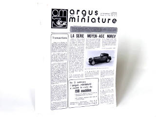 Lot 221 - ARGUS DE LA MINIATURE (FRANCE) (20)