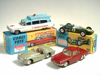 Lot 599 - CORGI TOYS (GB) (4)