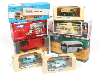Lot 235 - CORGI TOYS (GB) (9)