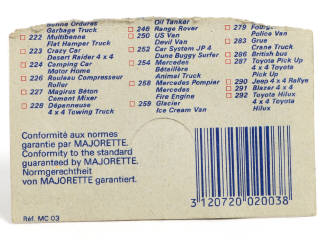 Lot 10 - MAJORETTE (FRANCE) (1)