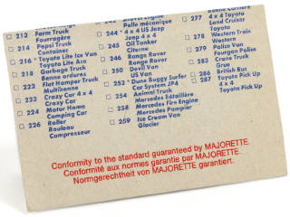 Lot 50 - MAJORETTE (FRANCE) (1)
