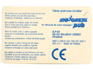 Lot 184 - MAJORETTE (FRANCE) (1)