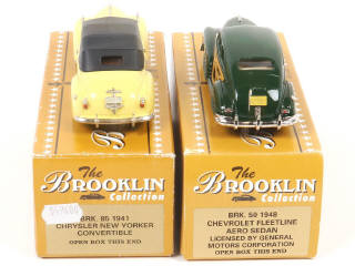 Lot 134 - BROOKLIN MODELS (GB) (2)