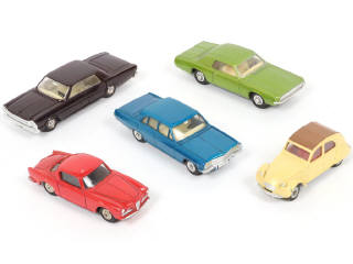 Lot 306 - DINKY TOYS (FRANCE) (5)
