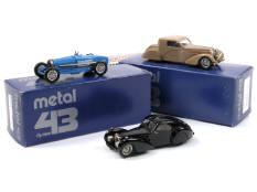 METAL 43 & WESTERN MODELS (3)