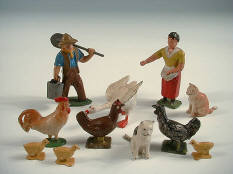 FIGURINES avant guerre en plomb creux (FRANCE) (3)