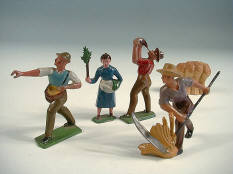 FIGURINES avant guerre en plomb creux (FRANCE) (5)