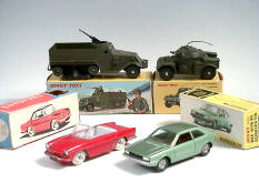 DINKY TOYS & C.I.J. (4)